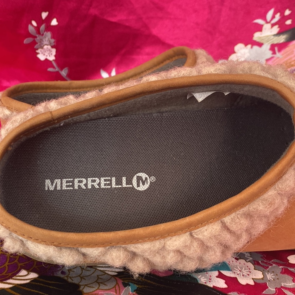 Merrell Encore Kassie Slide Wool Clog Size 8 Natu… - image 2